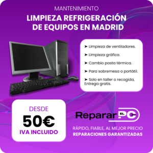 Limpieza ordenadores madrid