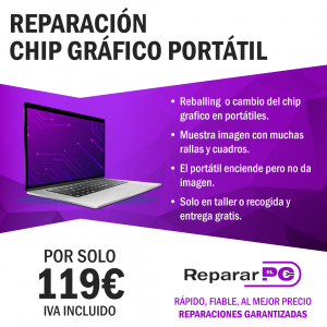 Reparación chip grafico