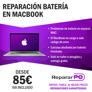 Cambio batería macbook