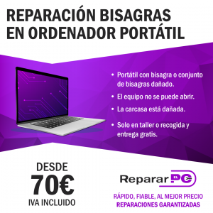 reparación de bisagra